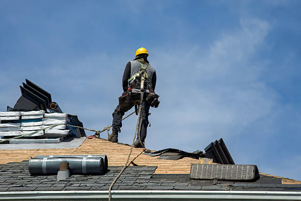 Professional Roof Replacement technician working in Santa Ana, CA